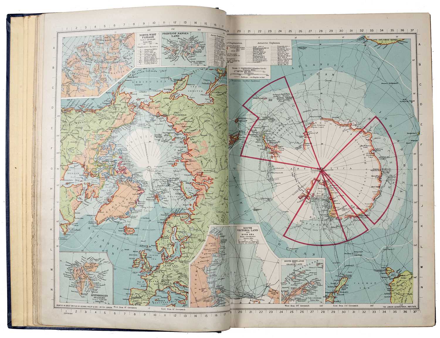 Lot 678 - Serial Map Service Atlas, George Philip and...