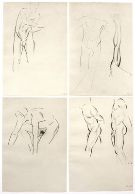 Lot 305 - Eric Gill (1882-1940) Four male nudes from...