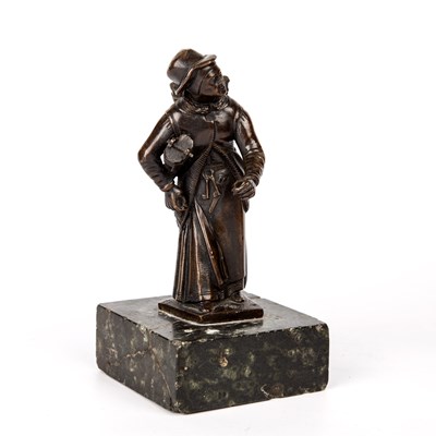 Lot 228 - An 18th/19th century bronze figure in the...