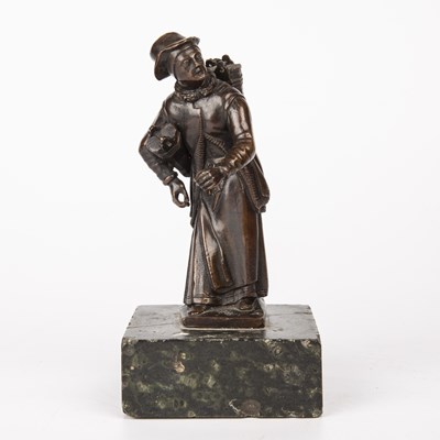 Lot 228 - An 18th/19th century bronze figure in the...