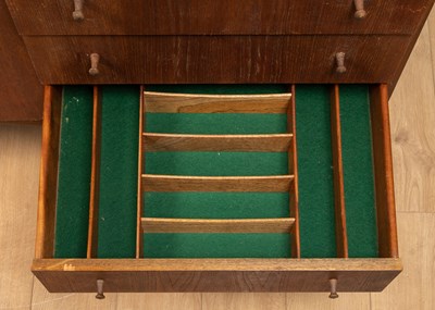 Lot 567 - A mid 20th century Dalescraft sideboard
