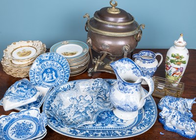 Lot 272 - A group of 19th century blue and white...