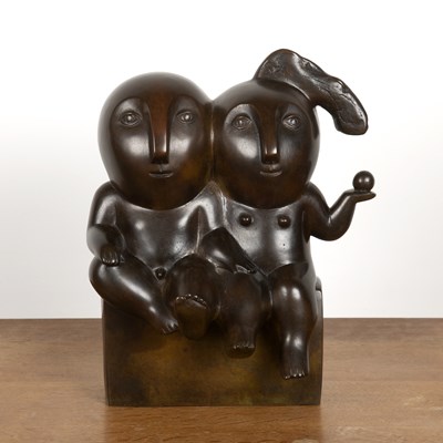 Lot 112 - Odile Kinart (b.1945) 'Untitled' bronze...