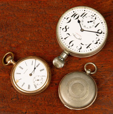 Lot 98 - A collection of three pocket watches to...