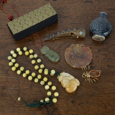Lot 228 - Collection of pieces Chinese including an...