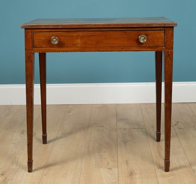 Lot 680 - A Regency mahogany side table