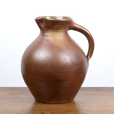 Lot 337 - Svend Bayer (b.1946) large wood fired jug,...