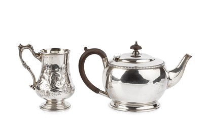 Lot 717 - An early Victorian silver christening mug, of...