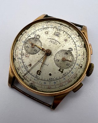 Lot 206 - A watch head by Chronographe Suisse, the...