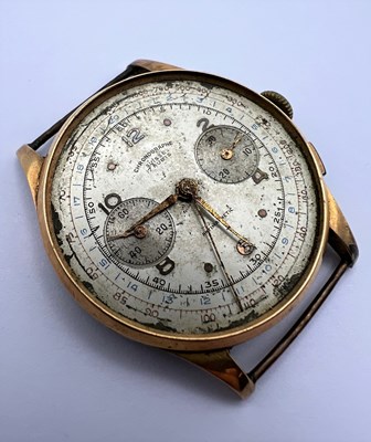 Lot 206 - A watch head by Chronographe Suisse, the...