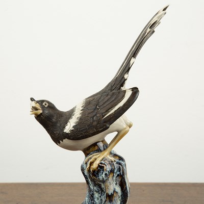 Lot 152 - Model glazed Shiwan bird Chinese, 19th/20th...