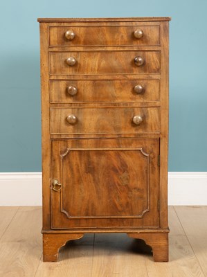 Lot 196 - An antique washstand with drawers and a...