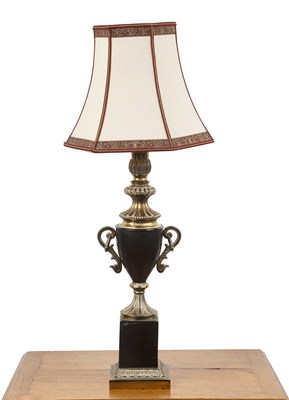 Lot 64 - Contemporary classical style urn lamp on...