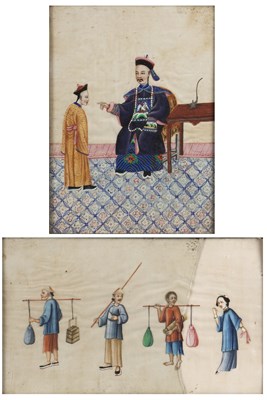 Lot 249 - 19th century Chinese school Portrait of a...