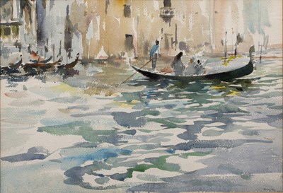 Lot 244 - Charles Mozley (1915-1991) Gondola with...