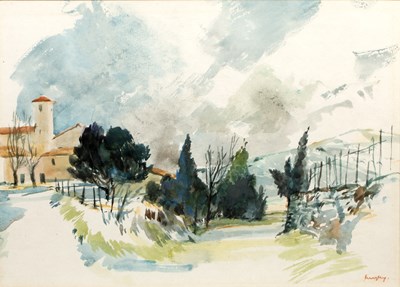 Lot 208 - Alberto Tomas Gini (20th century) 'Portal en...