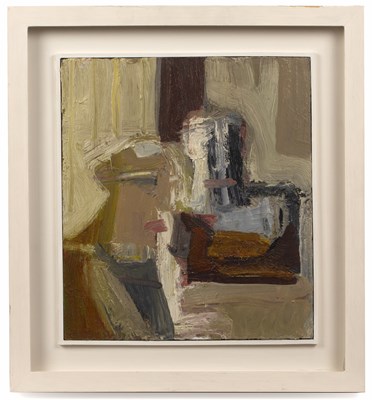 Lot 251 - Arthur Neal (b.1951) Couple in a Cafe...