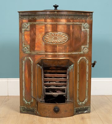 Lot 229 - Stove & coal bin