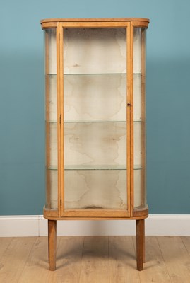 Lot 145 - An early to mid 20th century oak display...