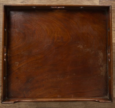 Lot 41 - Mahogany tambour fronted pot cupboard George...