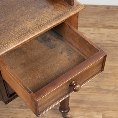 Lot 36 - Mahogany writing desk 19th Century, with...
