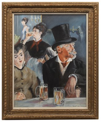 Lot 231 - After Edouard Manet Cafe Concert, bears...