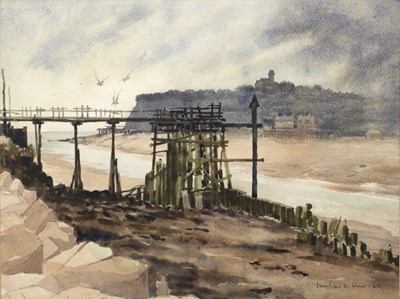 Lot 216 - Michael W King (b.1928) Low Water pier,...