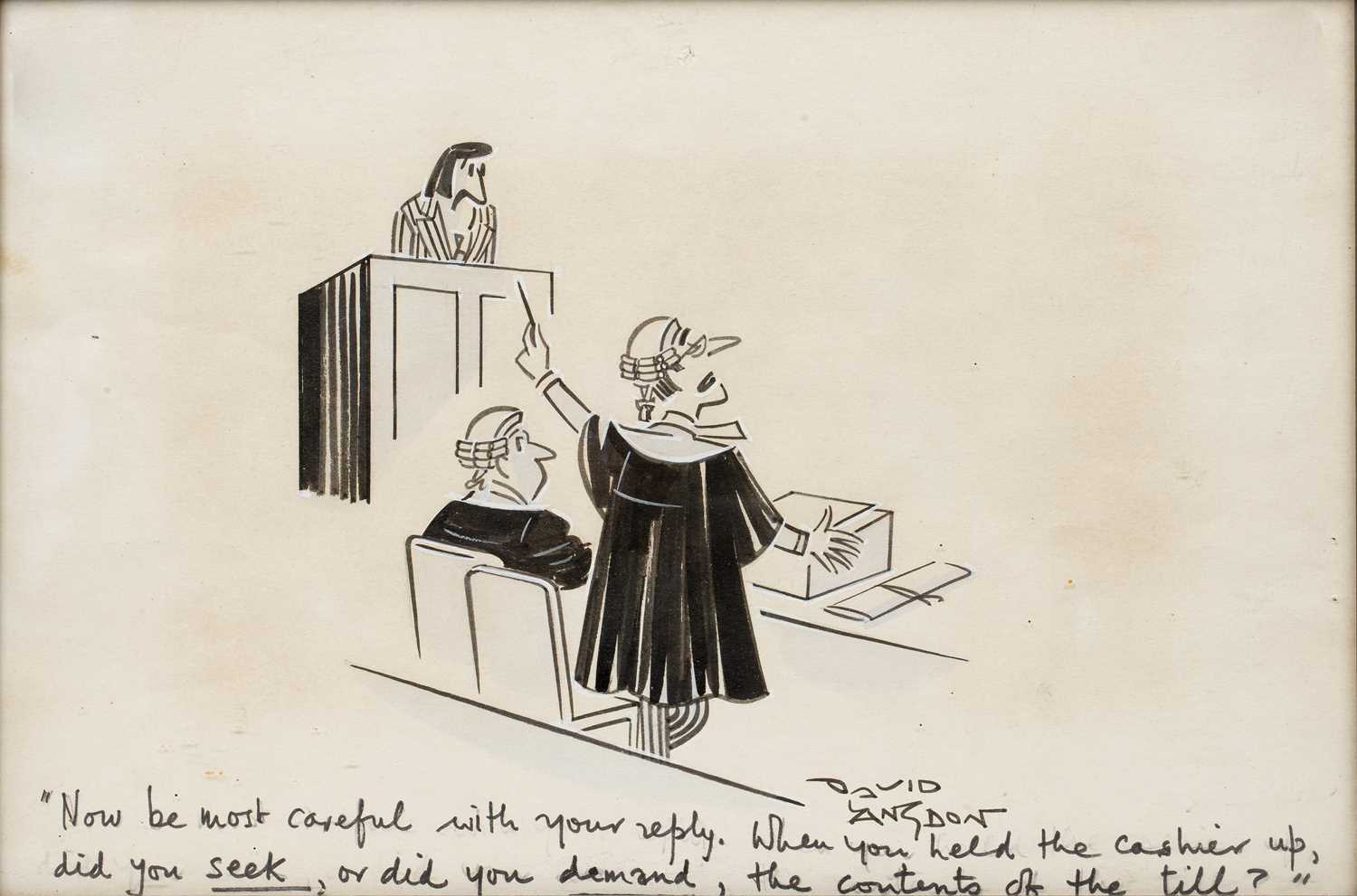 Lot 220 - David Langdon (1914-2011) 'Now be most careful...