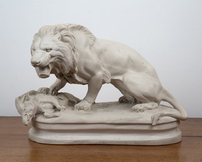 Lot 242 - After Antoine-Louis Barye (1795-1875) 'Lion...