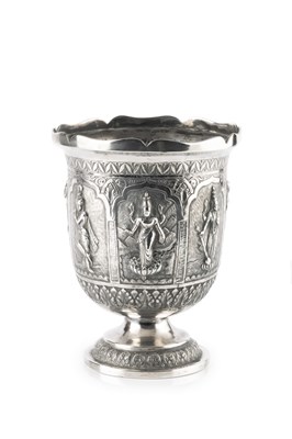 Lot 560 - A late 19th/early 20th century Indian silver...