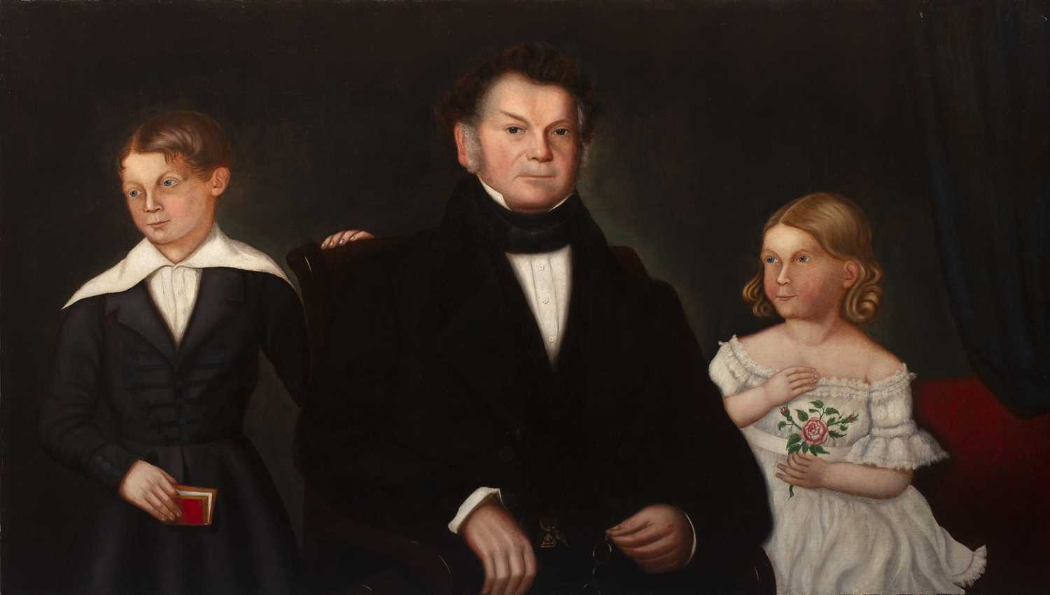 Lot 56 - R * H * Stancliffe (19th century), Portrait of a father