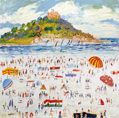 Lot 391 - Simeon Stafford (b.1956) St Michael's Mount,...