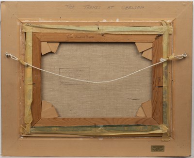 Lot 327 - John Barrie Haste (1931-2011) The Thames at...