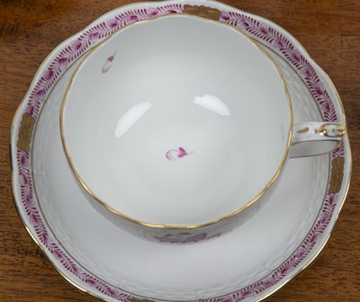 Lot 227 - Herend porcelain coffee set 'Chinese Bouquet'...