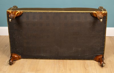 Lot 161 - A mid 19th century small settee