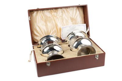 Lot 733 - A pair of Elizabeth II limited edition silver...