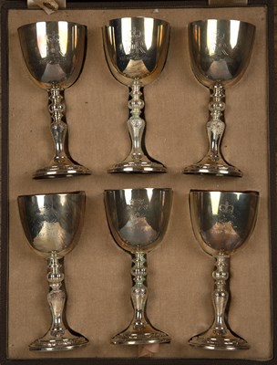 Lot 331 - Cased set of six limited edition silver...