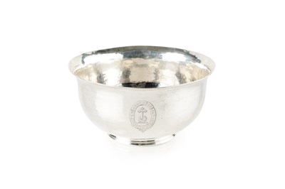 Lot 739 - An Edwardian silver bowl, with slightly flared...