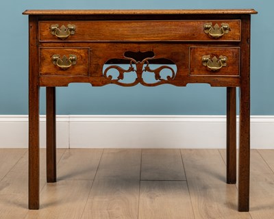 Lot 295 - An 18th century side table