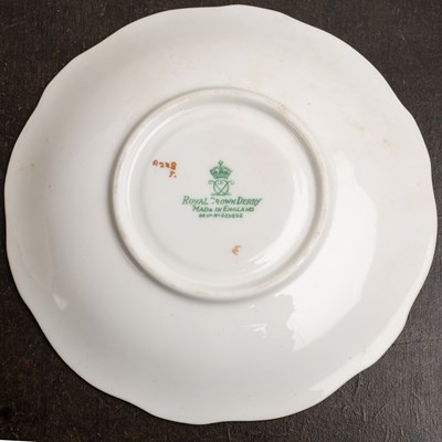 Lot 337 - Royal Crown Derby set of six cups and saucers...