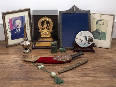 Lot 283 - Group of pieces Chinese and Asian, to include...