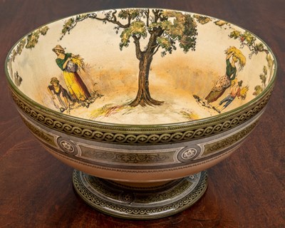 Lot 155 - A Royal Doulton 'The Gleaners' large bowl,...