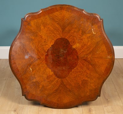 Lot 426 - A 17th-century-style walnut-shaped centre table