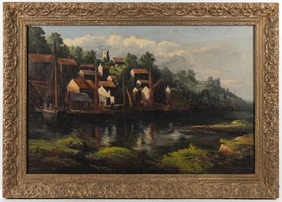 Lot 253 - Reuben Moring 'Leigh-on-Sea, Essex', signed,...