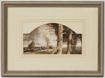 Lot 605 - John Kimpton (British, 1961-), a wooded landscape