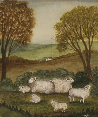 Lot 500 - Norah Golden (20th century) Landscape with...