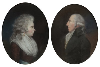 Lot 411 - Circle of John Downman (1750-1824) Portrait of...