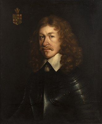 Lot 366 - 17th century English school Portrait of a...