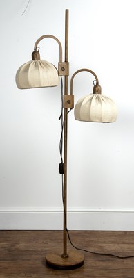 Lot 24 - Contemporary standard lamp oak, with...