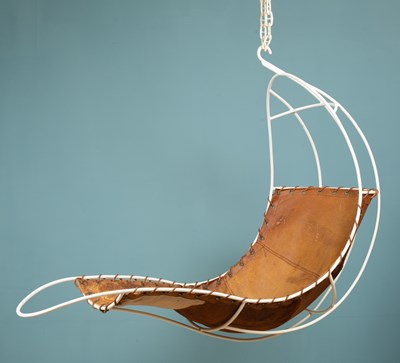 Lot 449 - A 1960s Rupert Oliver 'Leaf' hanging chair